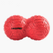Массажний мʼяч для МФР подвійний LivePro Therapy Red Massage Peanut Ball 10,6 cm LP8509/RD фото 1