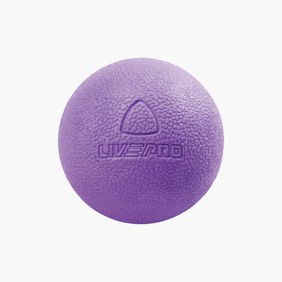 Массажний мʼяч для МФР LivePro Therapy Violet Massage Ball 6,5 cm LP8501/VT фото
