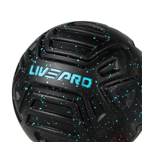 Массажний мʼяч для МФР LivePro Therapy Black Massage Ball 12,5 cm LP8508/BK фото