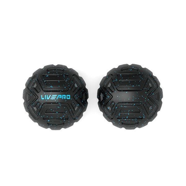 Массажний мʼяч для МФР LivePro Therapy Black Massage Ball 12,5 cm LP8508/BK фото