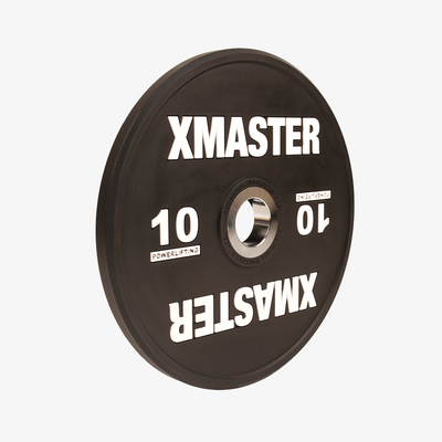 Чорні диски для пауерліфтингу XMaster Black Urethane Powerlifting Plate XmasterBlackUrethanePowerliftingPlate10kg фото