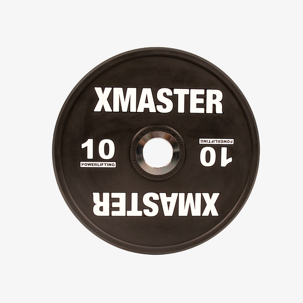 Чорні диски для пауерліфтингу XMaster Black Urethane Powerlifting Plate XmasterBlackUrethanePowerliftingPlate10kg фото