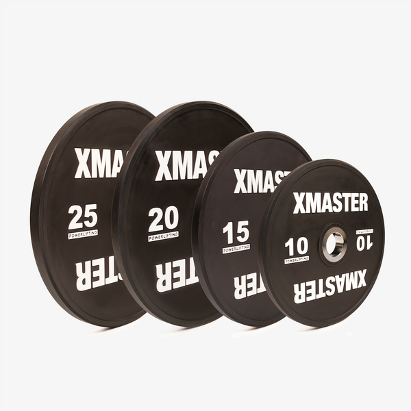 Чорні диски для пауерліфтингу XMaster Black Urethane Powerlifting Plate XmasterBlackUrethanePowerliftingPlate10kg фото