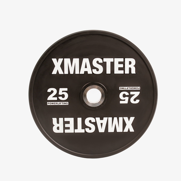 Чорні диски для пауерліфтингу XMaster Black Urethane Powerlifting Plate XmasterBlackUrethanePowerliftingPlate10kg фото