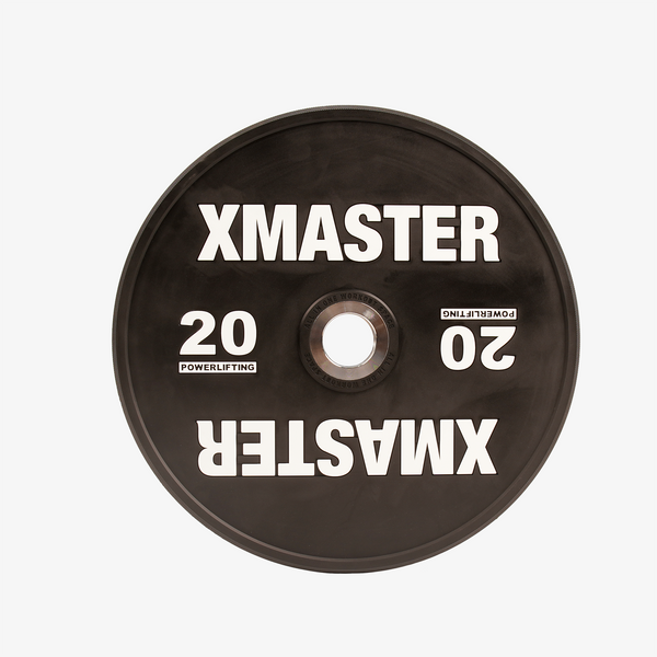 Чорні диски для пауерліфтингу XMaster Black Urethane Powerlifting Plate XmasterBlackUrethanePowerliftingPlate10kg фото