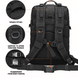 Рюкзак Newbar (25 л) чорний BackpackNewbarBlack25Litres фото 6