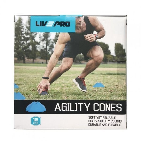Координаційні фішки Livepro Agility Cones (12 шт) LP8616/MC фото