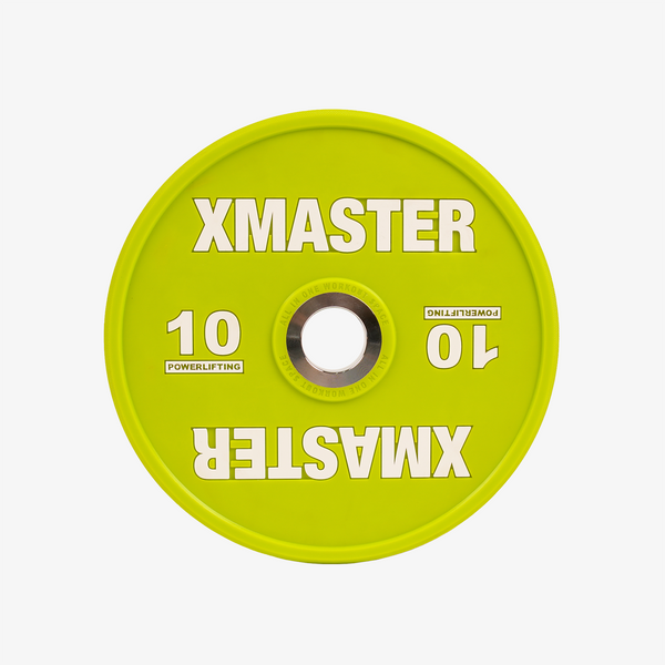 Кольорові диски для пауерліфтингу XMaster Color Urethane Powerlifting Plate XmasterColorUrethanePowerliftingPlate10kg фото