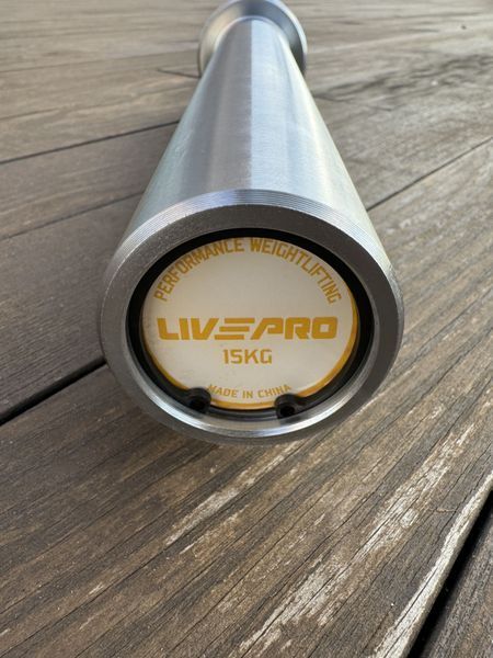 Гриф для важкої атлетики LivePro Perfomance Weightlifting Barbell 15 кг LP8318/15/SR фото