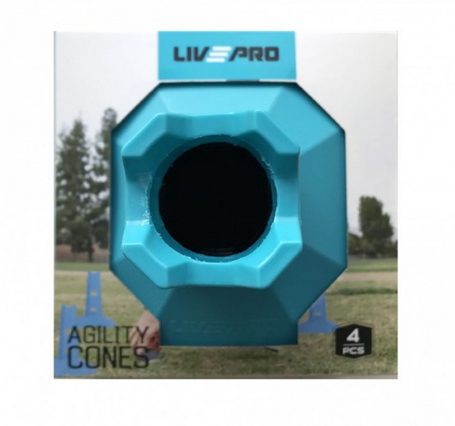 Координаційні конуси Livepro Agility Soccer Cones (4 шт) LP8618/MC фото