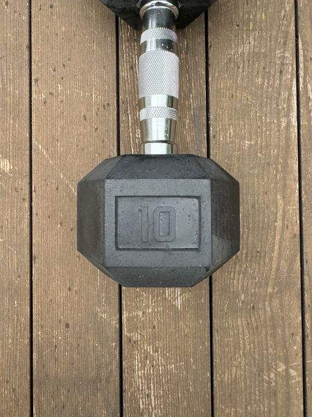 Гексагональні гантелі LivePro Hex Dumbbell LP8005-5 фото