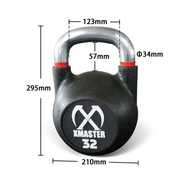 Гиря з поліуретановим покриттям преміум XMASTER XmasterUrethaneKettlebell4kg фото