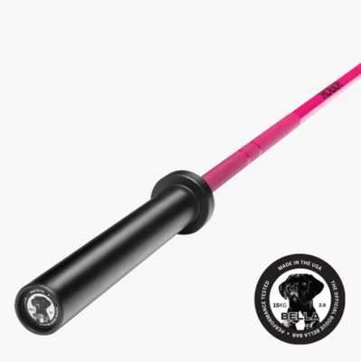 Гриф жіночий The Bella Bar 2.0 - Cerakote Special Pink Edition 15 кг Rogue15KпTheBellaBar2.0CerakoteSpecialPinkEdition фото