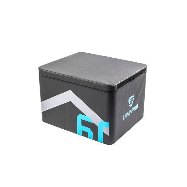 Пліобокс для застрибувань мʼякий набір Livepro Stackable Soft Plyo Box Set LP8158/BK фото