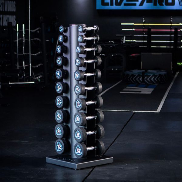 Стійка під гантелі Livepro Dumbbell Rack LP8860/BK фото