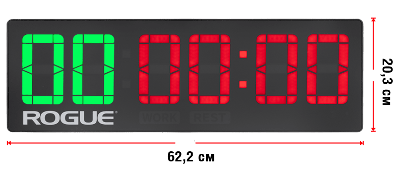 Таймер для залу Rogue Echo Gym Timer 2.0 RogueEchoGymTimer2.0NoFloorStand фото