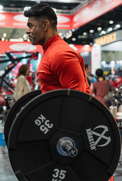 Чорні диски для стронгмену XMaster Black Strong Man Plate XMasterBlackStrongManPlate30kg фото