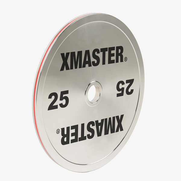 Хромовані диски для пауерліфтингу XMaster Chrome Steel Strip Plates XmasterChromeSteelStripPlates10kg фото
