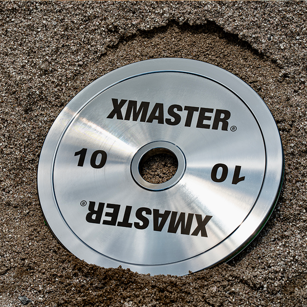 Хромовані диски для пауерліфтингу XMaster Chrome Steel Strip Plates XmasterChromeSteelStripPlates10kg фото