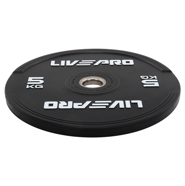 Бамперні диски Livepro Colored Bumper Plate LP8331/05/BK фото