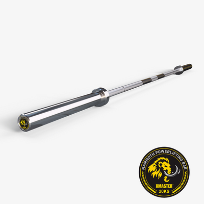 Гриф для пауерліфтингу XMaster Mammoth Powerlifting Barbell Stainless Steel (нержавіюча сталь) 20 кг XMasterMammothPowerliftingBarbellStainlessSteel20kg фото