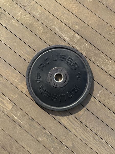 Бамперні диски Rouser Embossed Bumper Plate RSREBP/05/BK фото