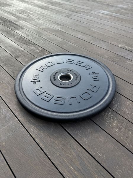 Бамперні диски Rouser Embossed Bumper Plate RSREBP/05/BK фото