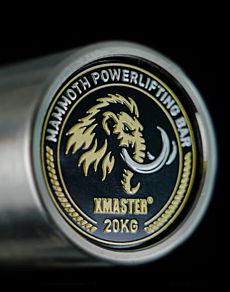 Гриф для пауерліфтингу XMaster Mammoth Powerlifting Barbell Stainless Steel (нержавіюча сталь) 20 кг XMasterMammothPowerliftingBarbellStainlessSteel20kg фото
