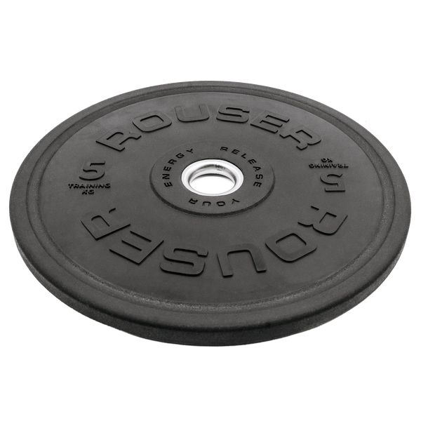 Бамперні диски Rouser Embossed Bumper Plate RSREBP/05/BK фото