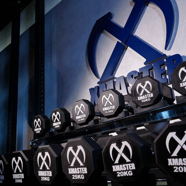8-кутні поліуретанові гантелі преміум XMASTER Xmaster8SidedDumbbell2.5kg фото