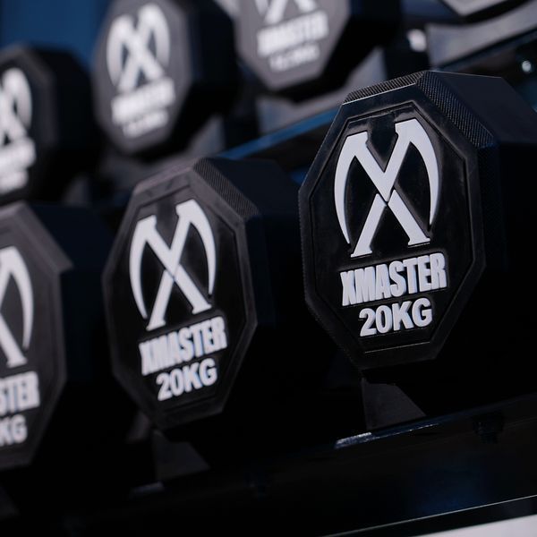 8-кутні поліуретанові гантелі преміум XMASTER Xmaster8SidedDumbbell2.5kg фото