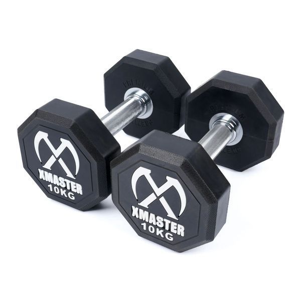 8-кутні поліуретанові гантелі преміум XMASTER Xmaster8SidedDumbbell2.5kg фото