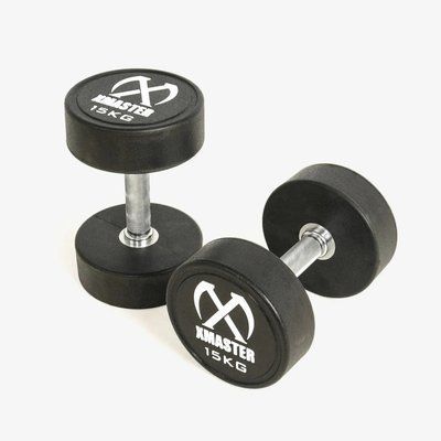 Гантелі круглі прорезинені преміум XMASTER XmasterUrethaneDumbbell2.5kg фото