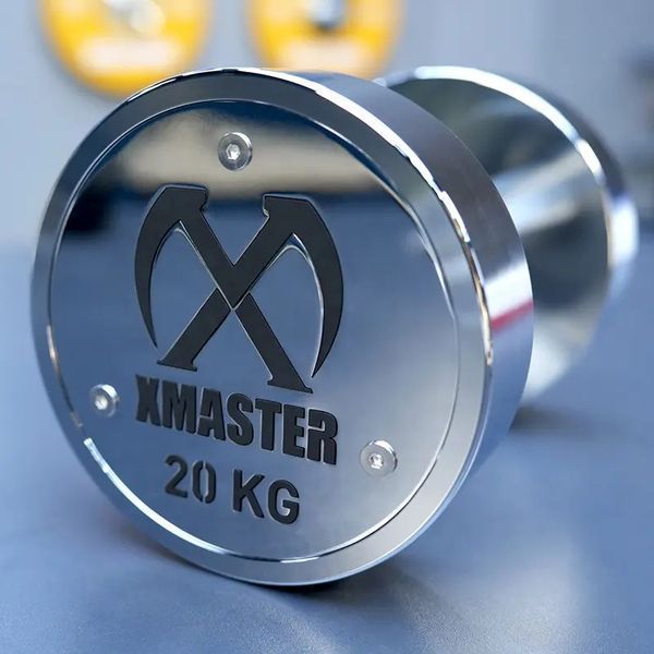 Гантелі хромовані преміум XMASTER XmasterChromeFixedSteelDumbbells2.5kg фото