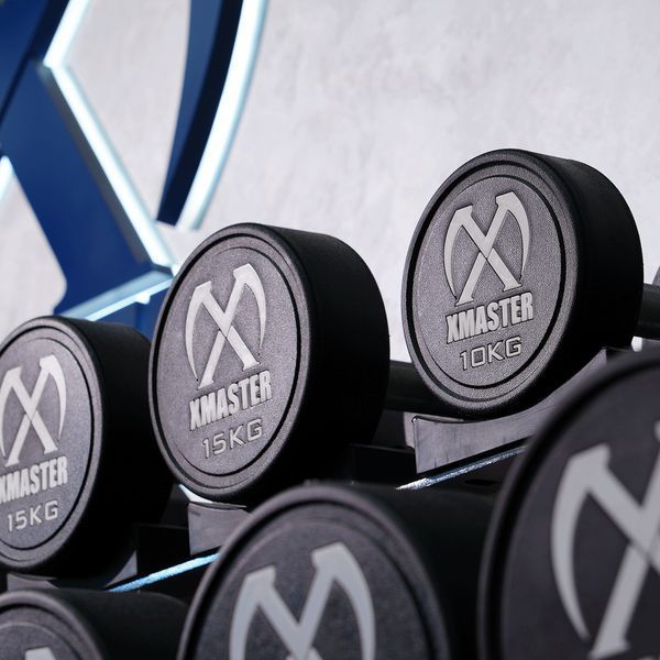 Гантелі круглі прорезинені преміум XMASTER XmasterUrethaneDumbbell2.5kg фото