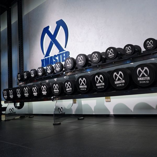 Гантелі круглі прорезинені преміум XMASTER XmasterUrethaneDumbbell2.5kg фото