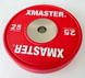 Диски змагальні для важкої атлетики та кросфіту XMaster Competition Plates XmasterCompetitionPlates25kg фото 3