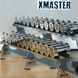 Гантелі хромовані преміум XMASTER XmasterChromeFixedSteelDumbbells2.5kg фото 9