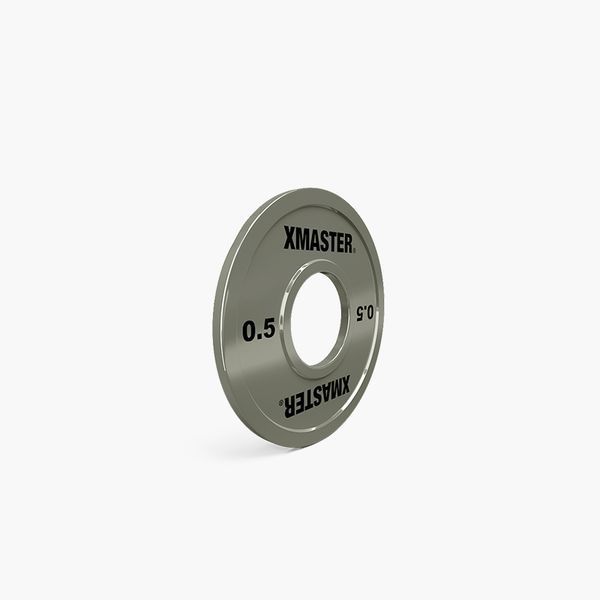 Хромовані малі диски для пауерліфтингу преміум Xmaster Chrome Mini Steel Plate XmasterChromeMiniSteelPlate0point25kg фото