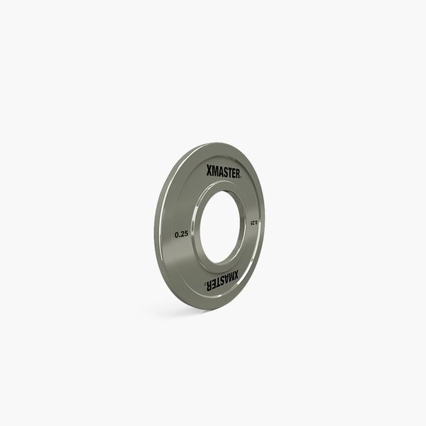 Хромовані малі диски для пауерліфтингу преміум Xmaster Chrome Mini Steel Plate XmasterChromeMiniSteelPlate0point25kg фото