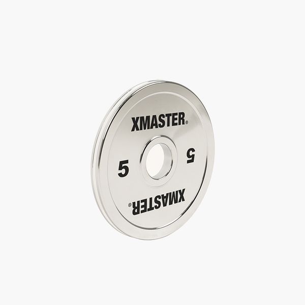 Хромовані малі диски для пауерліфтингу преміум Xmaster Chrome Mini Steel Plate XmasterChromeMiniSteelPlate0point25kg фото