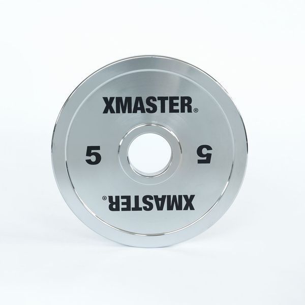 Хромовані малі диски для пауерліфтингу преміум Xmaster Chrome Mini Steel Plate XmasterChromeMiniSteelPlate0point25kg фото
