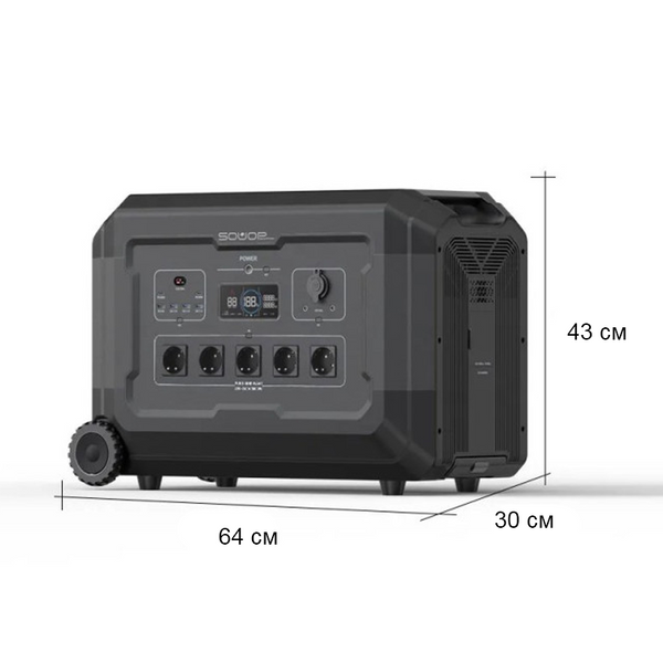 Зарядна станція 5 кВт SOUOP S5 5040Wh LiFePO4 (Автоматичне ДБЖ / безперебійник для дому) souop-s5 фото