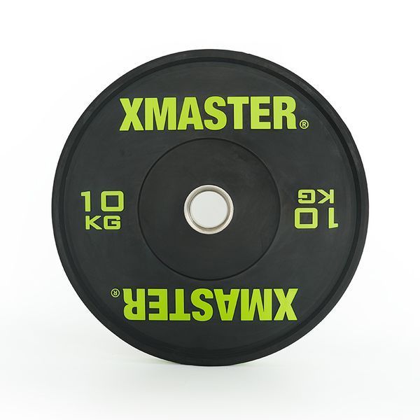 Бамперні диски XMaster Premium Color Stripe Bumper Plate XMasterPremiumColorStripeBumperPlate10kg фото