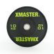 Бамперні диски XMaster Premium Color Stripe Bumper Plate XMasterPremiumColorStripeBumperPlate10kg фото 2