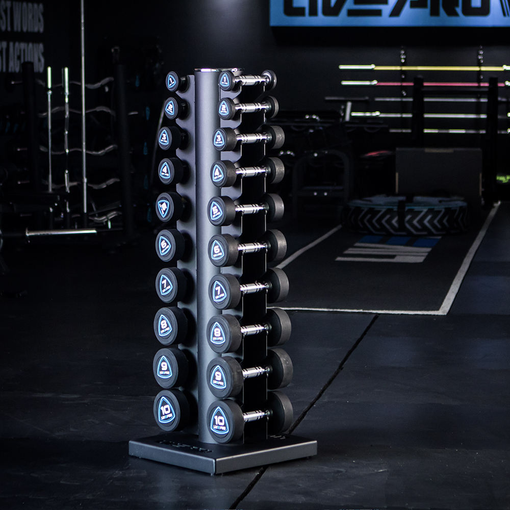 Купити Стійка під гантелі Livepro Dumbbell Rack LP8860/BK в інтернет ...